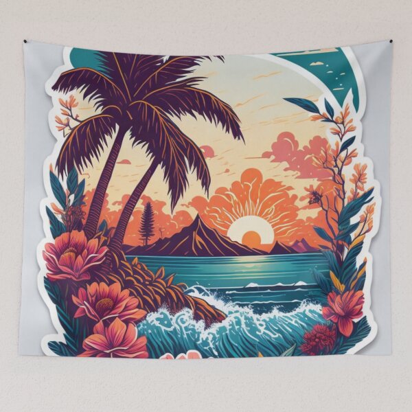 Item preview, 007 Serene Beach Vibes designed and sold by Alexis Art Collection.
