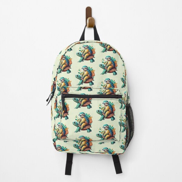 Item preview, Cute sloth riding turtle designed and sold by Animalpetslover.