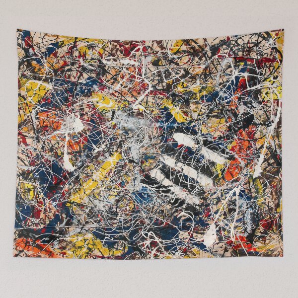 Item preview, Number 17A by Jackson Pollock Art - Abstract Expressionist Painting designed and sold by Under-TheTable.
