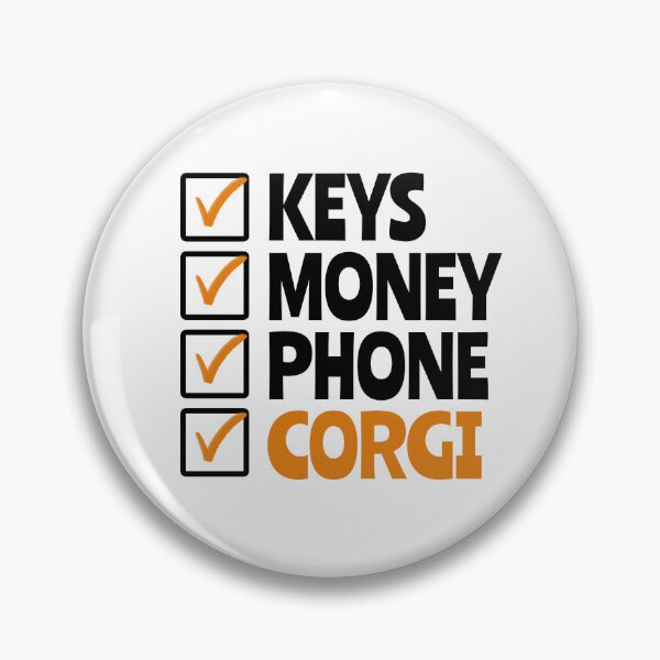 Item preview, keys money phone corgi designed and sold by Deathoftheself.