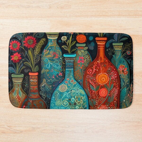 Item preview, Garden vases and bottles designed and sold by Red Witch Art.