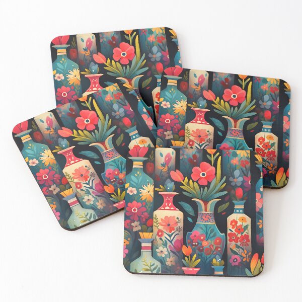 Item preview, Garden vases and bottles designed and sold by Red Witch Art.
