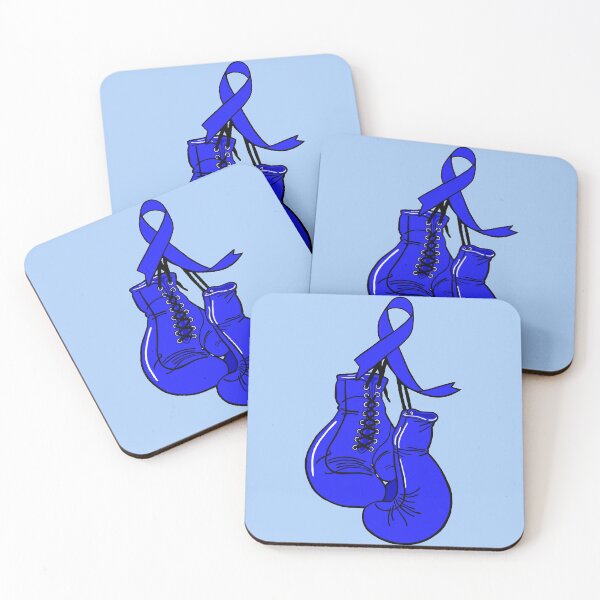 Artikelvorschau, Blaue Awareness Ribbon Boxhandschuhe entworfen und verkauft von CaitlynConnor.