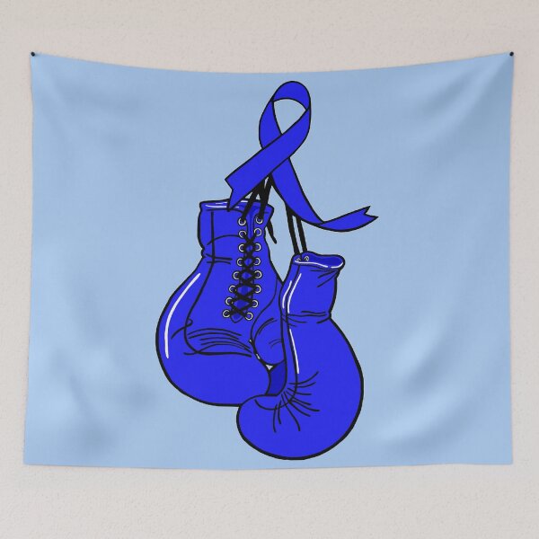 Artikelvorschau, Blaue Awareness Ribbon Boxhandschuhe entworfen und verkauft von CaitlynConnor.