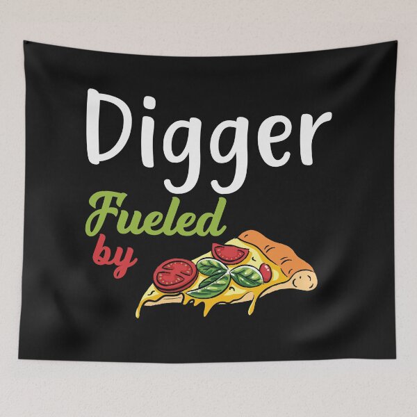 Item preview, Digger Fueled by / Digger / Mining designed and sold by Tee Hub.