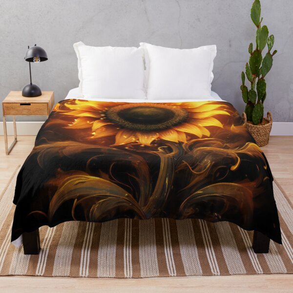 Item preview, Fiery Sunflowers designed and sold by Art by Lilia.