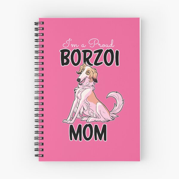 Item preview, I'm a proud Borzoi mom designed and sold by Iluvmygreyhound.