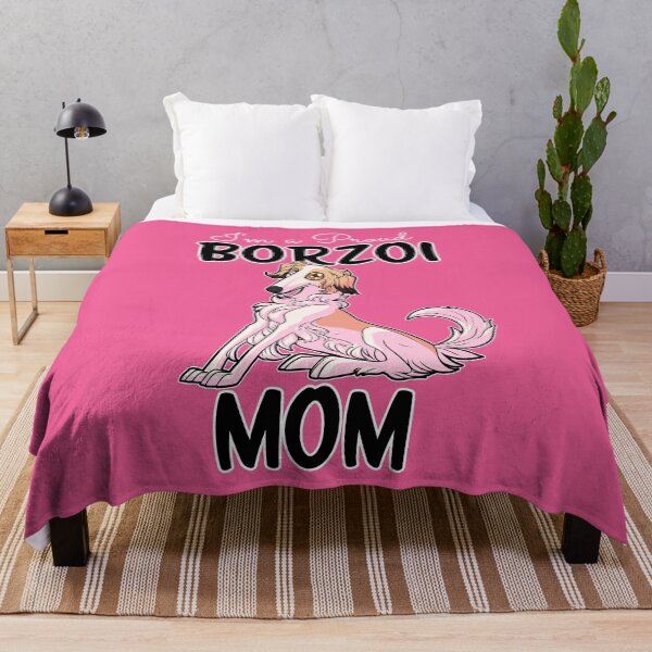 Item preview, I'm a proud Borzoi mom designed and sold by Iluvmygreyhound.