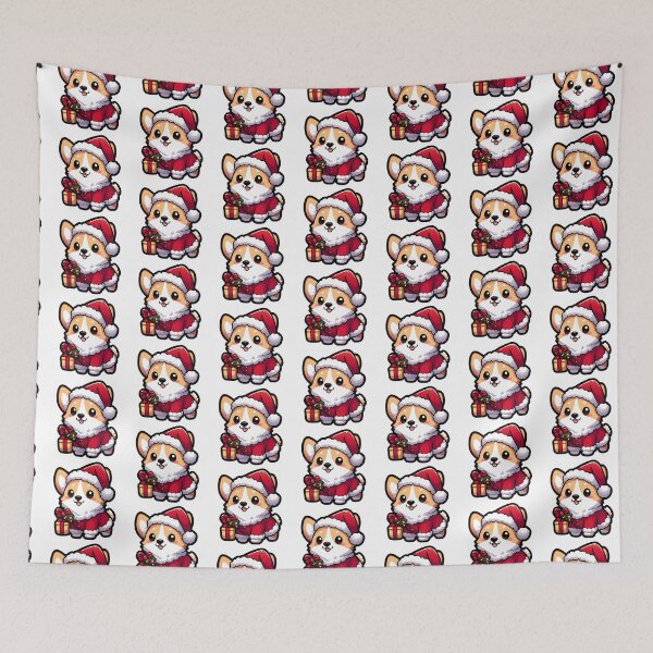 Item preview, Chibi Corgi in Christmas designed and sold by City0fDreams.
