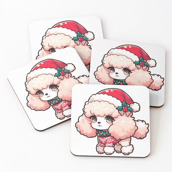 Item preview, Chibi Poodle in Christmas designed and sold by City0fDreams.