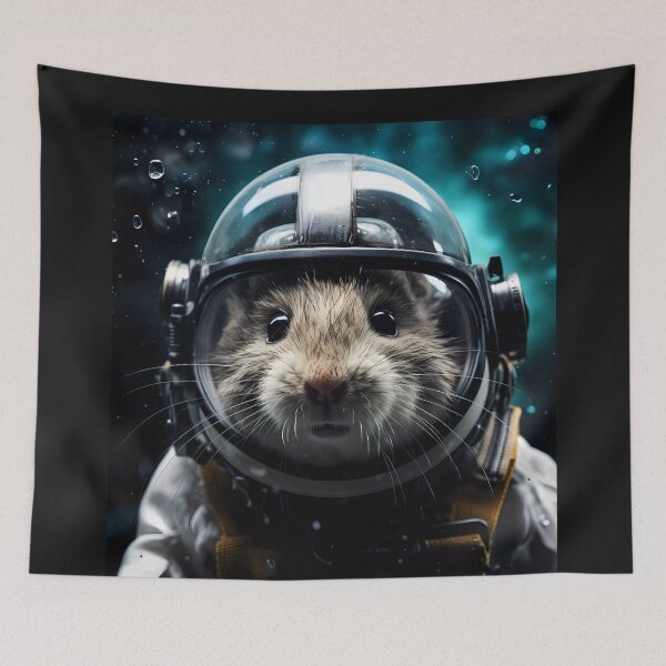 Item preview, Space hamster  designed and sold by Linework Studio.