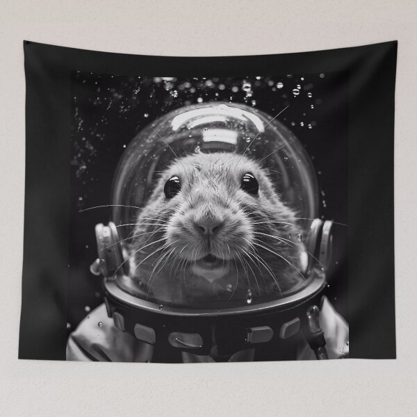Item preview, Space hamster  designed and sold by Linework Studio.