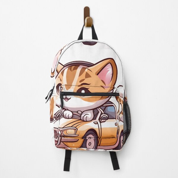 Item preview, CUTE CAT driving a car designed and sold by 123JUST4U.