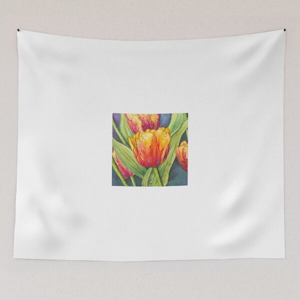 Item preview, Tulips and Dewdrops (watercolour and mixed media on paper) designed and sold by Painting By Nature.