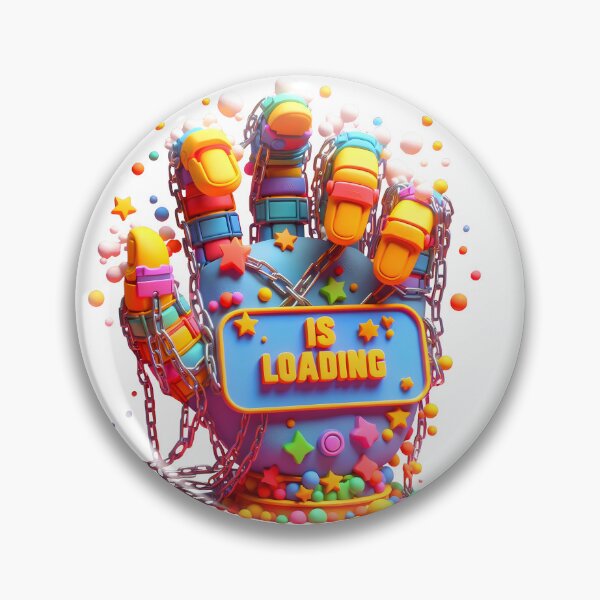 Item preview, Hand with IS LOADING text designed and sold by Glariix.