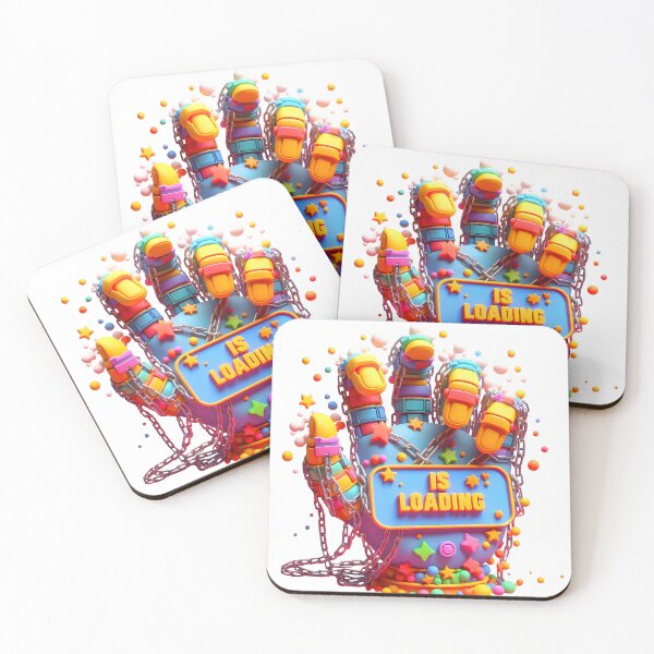 Item preview, Hand with IS LOADING text designed and sold by Glariix.