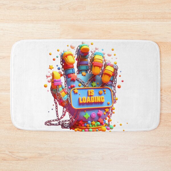 Item preview, Hand with IS LOADING text designed and sold by Glariix.