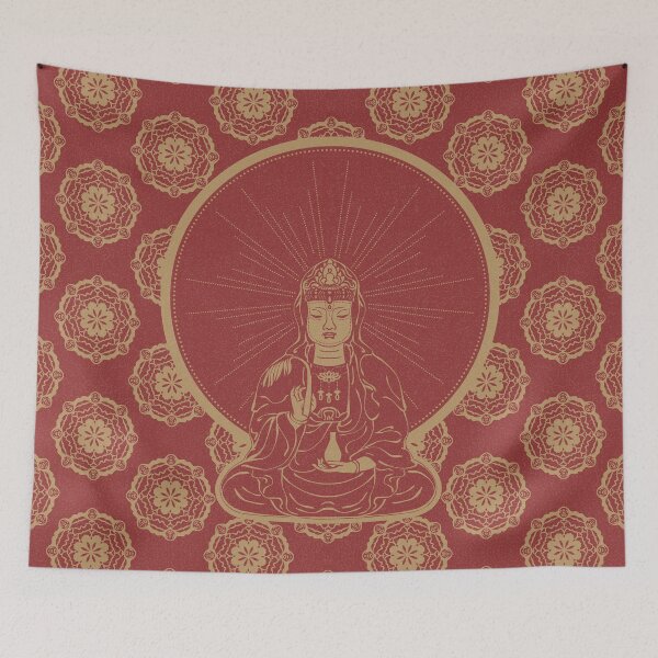 Item preview, Kuan Yin Sattva - Ruby + Fawn designed and sold by Irene Estelle.
