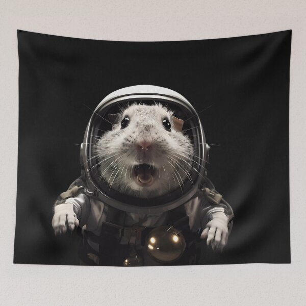 Item preview, Space hamster  designed and sold by Linework Studio.