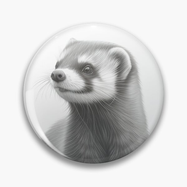 Item preview, Black and white wolverine pencil drawing designed and sold by Pencil-Art.