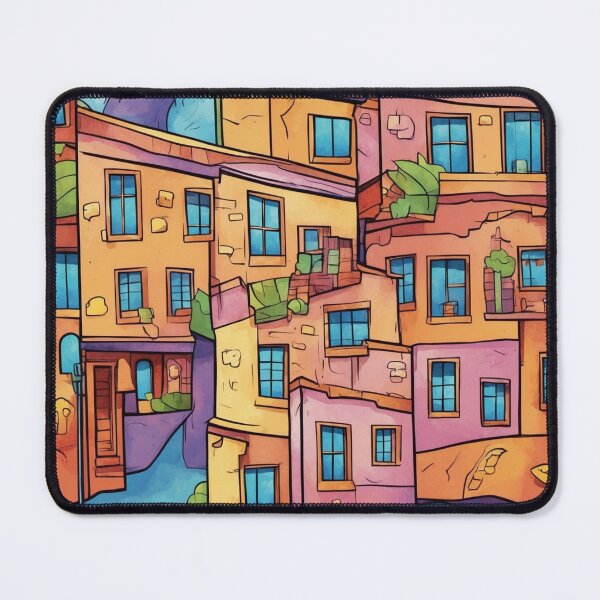 Item preview, Vibrant Cityscape Impressions designed and sold by GracePaigePlaza.