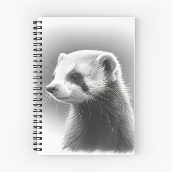 Item preview, Black and white wolverine pencil drawing designed and sold by Pencil-Art.