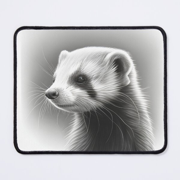 Item preview, Black and white wolverine pencil drawing designed and sold by Pencil-Art.