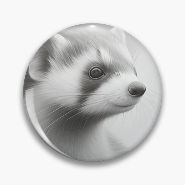 Item preview, Black and white wolverine pencil drawing designed and sold by Pencil-Art.