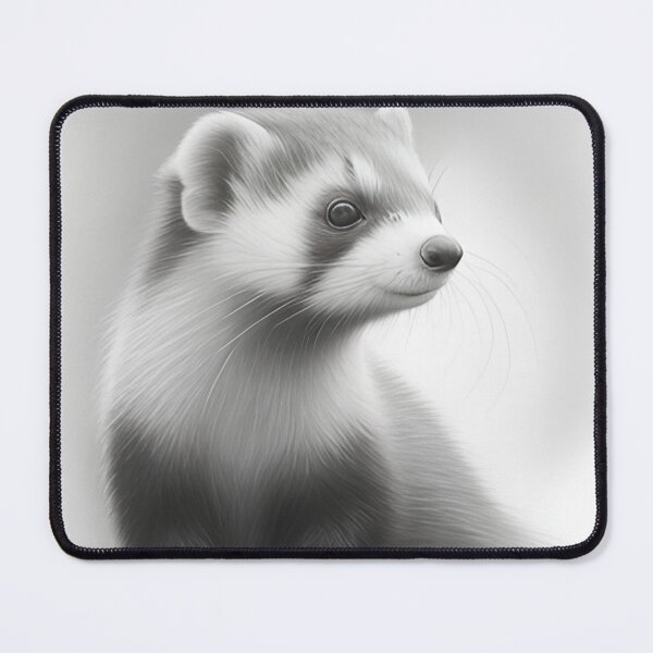 Item preview, Black and white wolverine pencil drawing designed and sold by Pencil-Art.