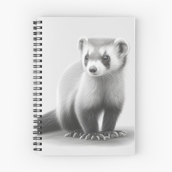 Item preview, Black and white wolverine pencil drawing designed and sold by Pencil-Art.