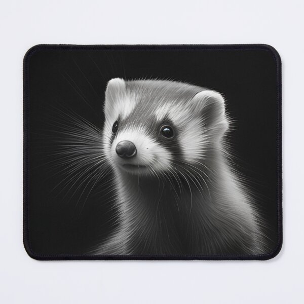 Item preview, Black and white wolverine pencil drawing designed and sold by Pencil-Art.
