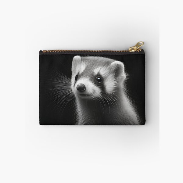 Item preview, Black and white wolverine pencil drawing designed and sold by Pencil-Art.