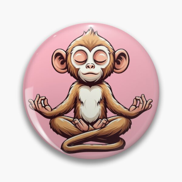 Item preview, Monkey Mindfulness designed and sold by HeadTurningArt.