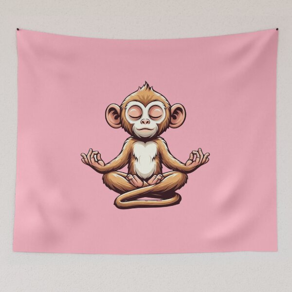 Item preview, Monkey Mindfulness designed and sold by HeadTurningArt.