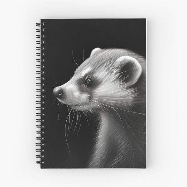 Item preview, Black and white wolverine pencil drawing designed and sold by Pencil-Art.