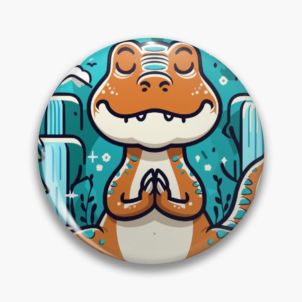 Item preview, T-Rex in Meditation designed and sold by Pattern-Parade.