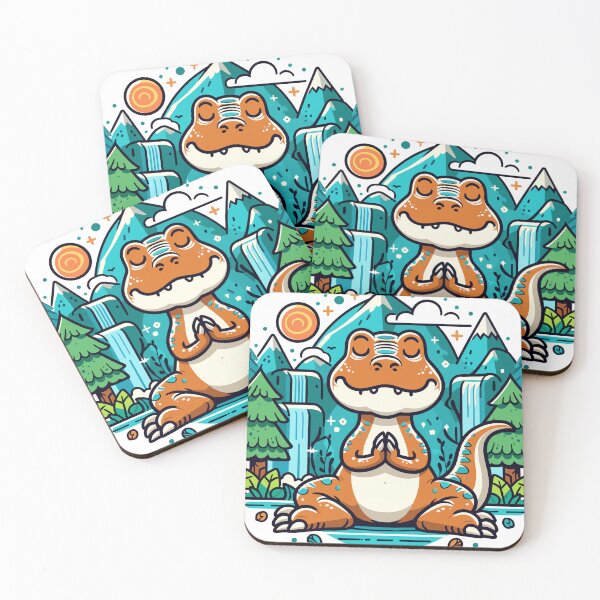 Item preview, T-Rex in Meditation designed and sold by Pattern-Parade.