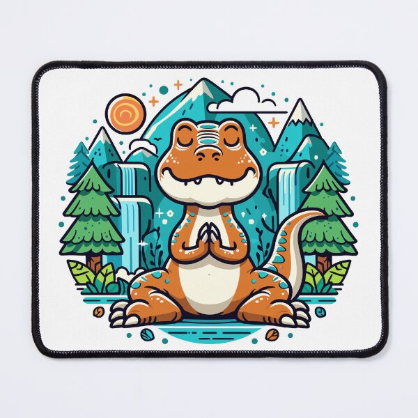 Item preview, T-Rex in Meditation designed and sold by Pattern-Parade.