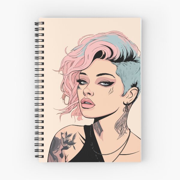 Item preview, The cute punk girl designed and sold by Ursule-art.