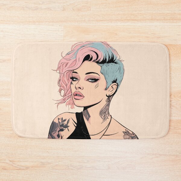 Item preview, The cute punk girl designed and sold by Ursule-art.