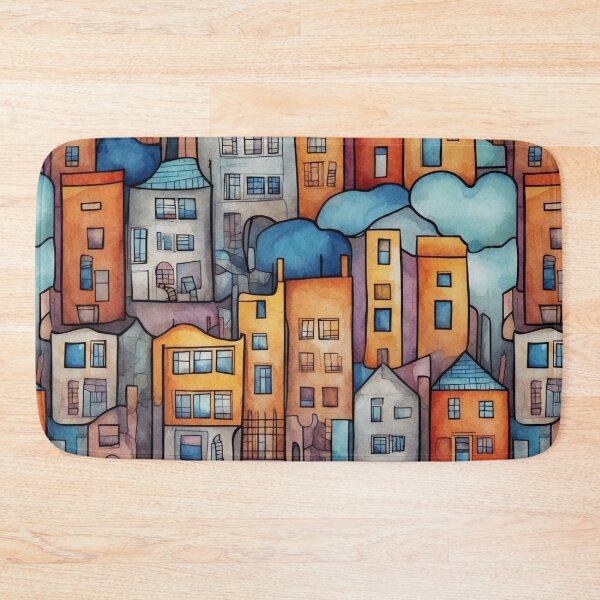 Item preview, Vibrant Cityscape Impressions V2 designed and sold by GracePaigePlaza.