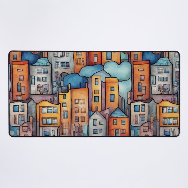 Item preview, Vibrant Cityscape Impressions V2 designed and sold by GracePaigePlaza.