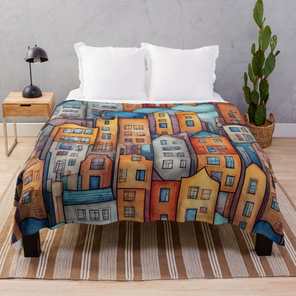 Item preview, Vibrant Cityscape Impressions V2 designed and sold by GracePaigePlaza.