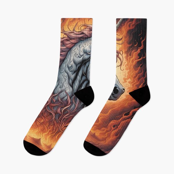Item preview, Unicorn Heaven And Flames designed and sold by tpixx.