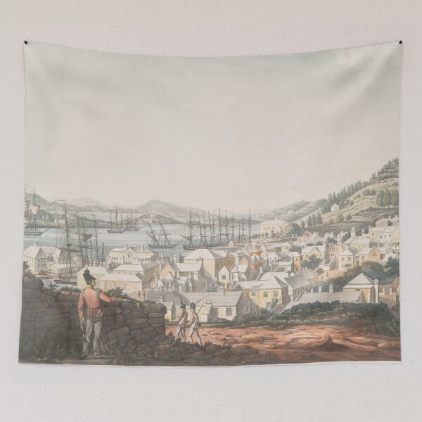 Item preview, Vintage Pictorial Map of St George (1816) designed and sold by BravuraMedia.