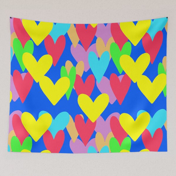 Item preview, Colorful Hearts 4 designed and sold by Victoria Rose.
