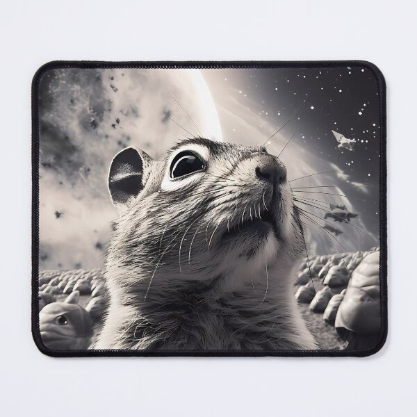 Item preview, Squirrel looking at alien ships designed and sold by Linework Studio.