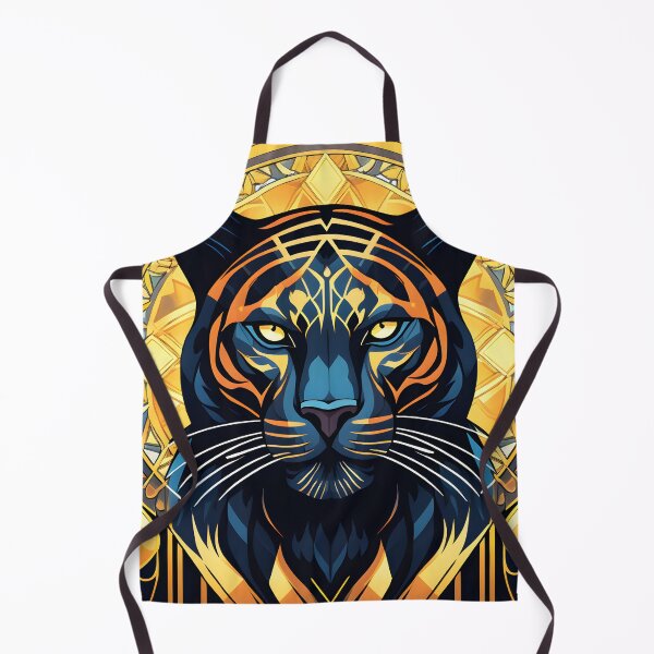 Item preview, Art Deco inspired picture of a Panther designed and sold by Petalandfur.