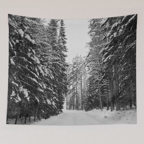 Item preview, Winter road 4 Parkkuu 2023 bw designed and sold by Jouko Lehto Photography.