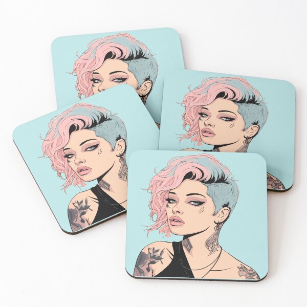 Item preview, The cute punk girl designed and sold by Ursule-art.